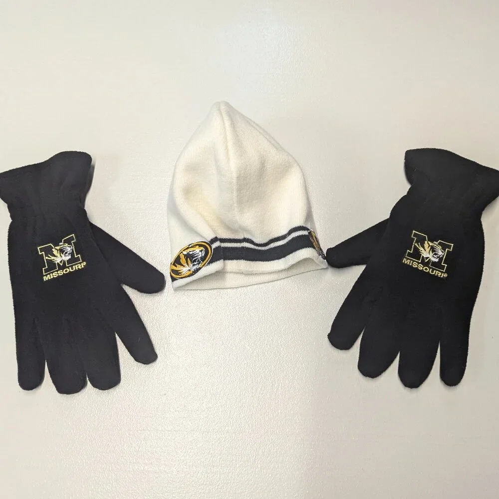 University of Missouri (Mizzou) Beanie and Gloves